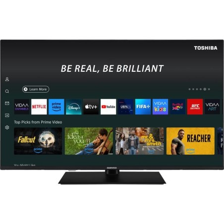 TELEVISOR DAEWOO 43 QLED 4K UHD USB SMART TV WIFI BLUETOOTH