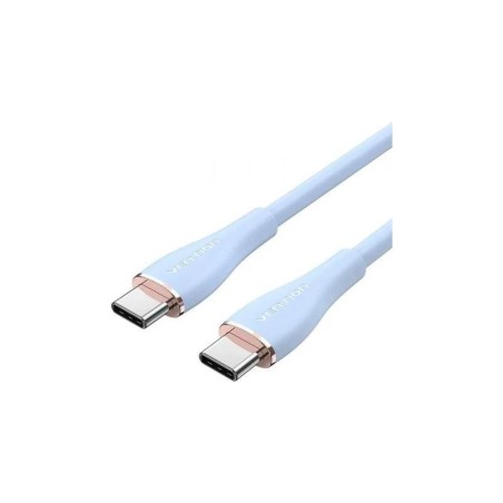 CABLE USB-C VENTION TIPO USB-C/M - USB-C/M 480MBPS 5A 100W 1.5M BLUE