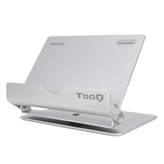 SOPORTE TOOQ SOBREMESA PARA SMARTPHONE/TABLET 10 INCLINABLE/360º SILVER