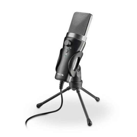 MICROFONO NGS MS120USB USB TRIPODE BLACK