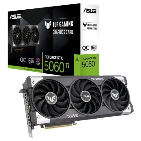 TARJETA DE VIDEO ASUS TUF GAMING NVIDIA RTX5060TI 16GB OC GDRR7 PCIE 5.0