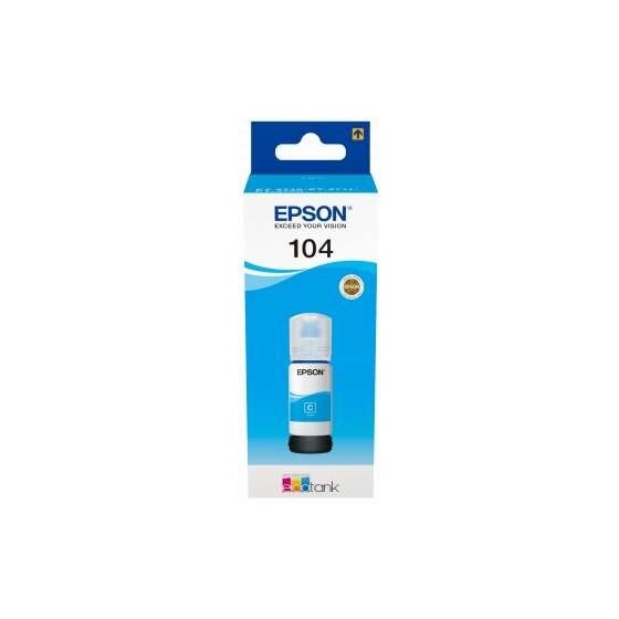 TINTA EPSON BOTE 104 CYAN...