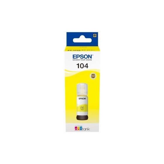 TINTA EPSON BOTE 104 YELLOW...