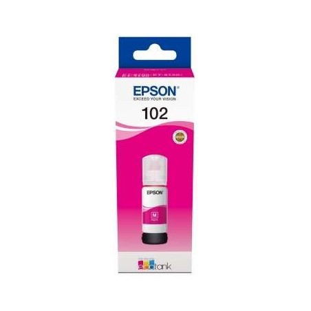 TINTA EPSON 2700/2750/3700/3750/4750 BOTE 102 MAGENTA ECOTANK BOTTLE (70ML)