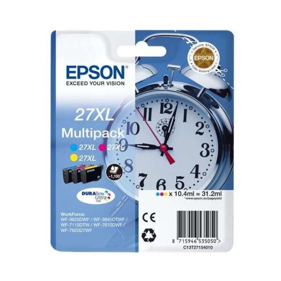 TINTA EPSON C13T27154012 MULTIPACK 3 COLORES 27XL