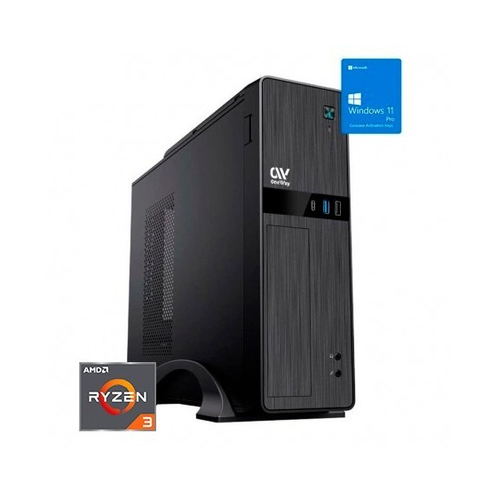 ORDENADOR ONEWAY POLARIS SFF RYZEN 3 4100/8GB/SSD500NVME/GT710/W11PRO