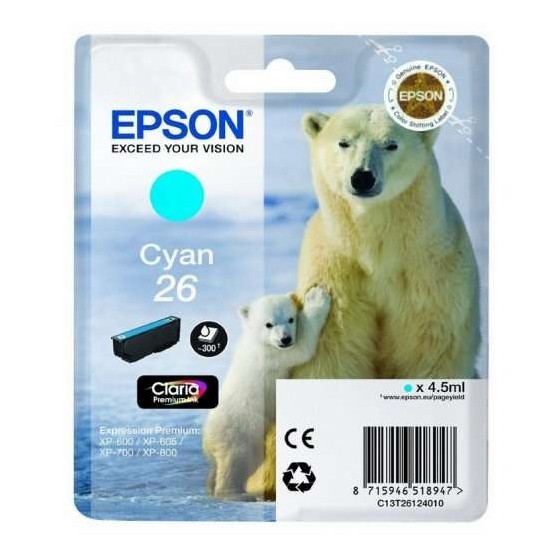 TINTA EPSON C13T26124012...