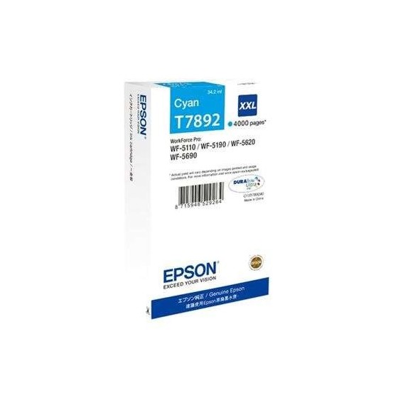 TINTA EPSON C13T789240 XXL CYAN T789240 XXL