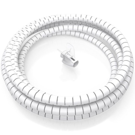 ORGANIZADOR DE CABLE AISENS FLEXIBLE 25MM 1M WHITE