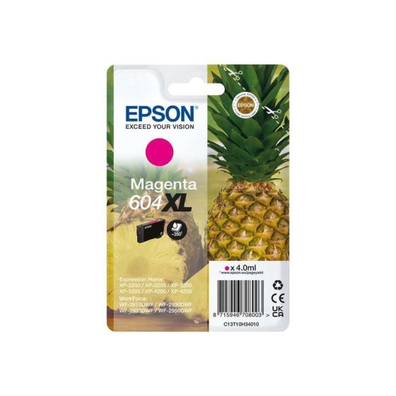 TINTA EPSON C13T10H3401 T10H3 MAGENTA 604XL