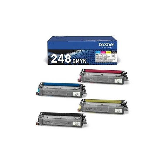 TONER BROTHER TN248 PACK 4 COLORES