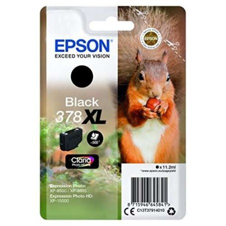 TINTA EPSON C13T37914010 BLACK 378XL T3791
