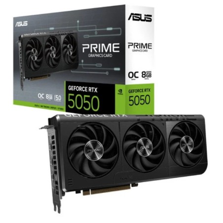 TARJETA DE VIDEO ASUS PRIME NVIDIA RTX5050 8GB OC EDITION GDRR6 PCIE 5.0