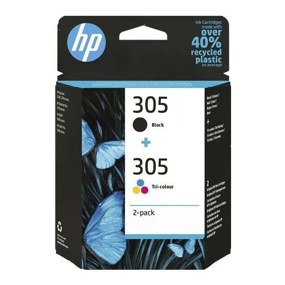TINTA HP 6ZD17AE 305 MULTIPACK BLACK+COLOR