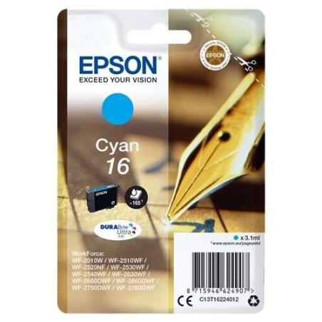 TINTA EPSON C13T16224012 T1622 CYAN 16
