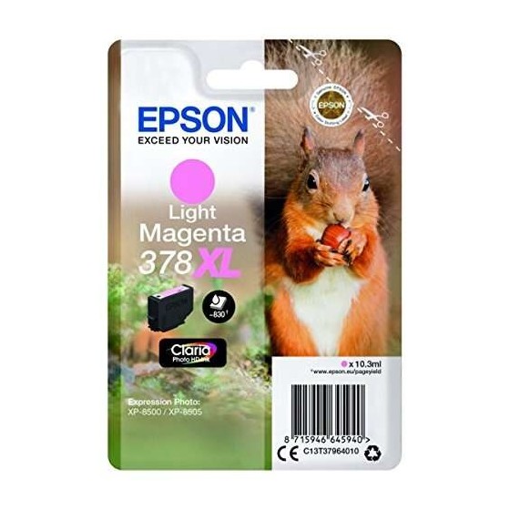 TINTA EPSON C13T37954010 LIGHT MAGENTA 378XL T3796