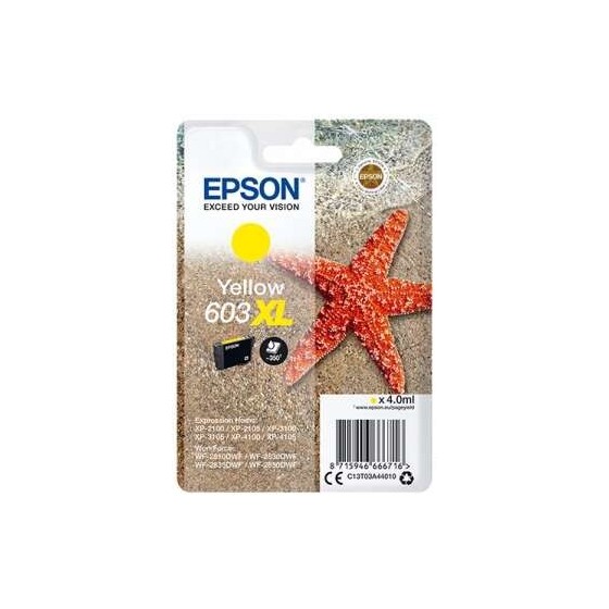 TINTA EPSON C13T03A44010 YELLOW T03A4 Nº603XL