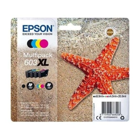 TINTA EPSON C13T03A64010 MULTIPACK T03A6 Nº603XL