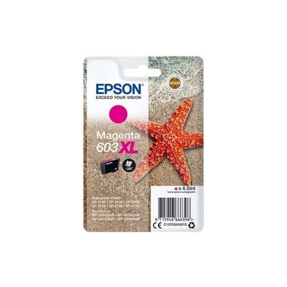 TINTA EPSON C13T03A34010 MAGENTA T03A3 Nº603XL