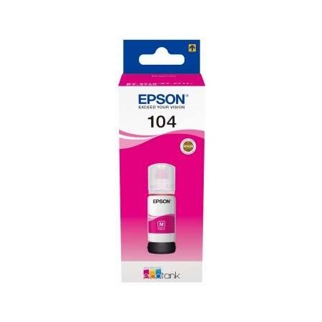 TINTA EPSON BOTE 104 MAGENTA ECOTANK BOTTLE C13T00P340