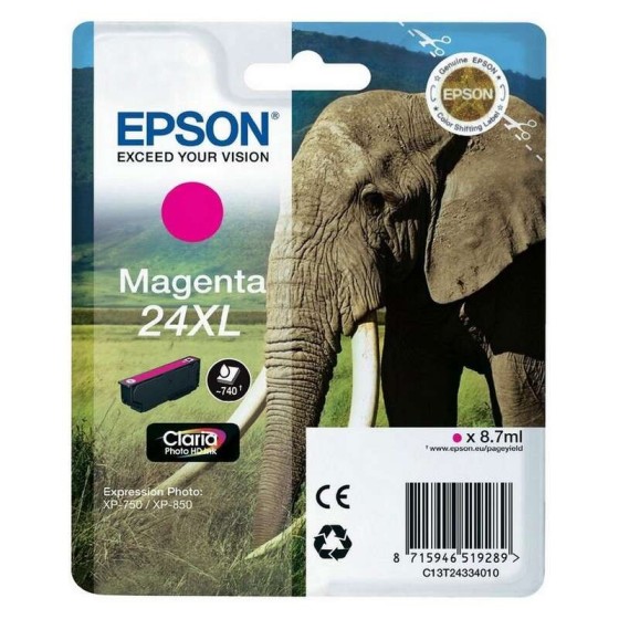 TINTA EPSON C13T24334012 T2433 MAGENTA 24XL