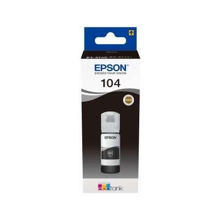 TINTA EPSON BOTE 104 BLACK ECOTANK BOTTLE C13T00P140