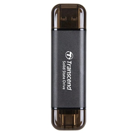 PEN DRIVE 512GB TRANSCEND USB-A 3.2/USB-C BLACK