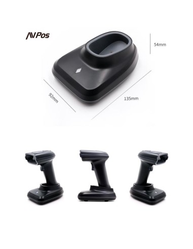 LECTOR AVPOS CODIGOS 1D + 2D +QR BT230 WIRELESS 2.4 + BLUETOOTH + USB