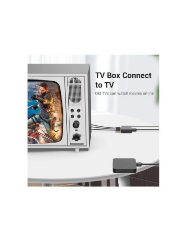 CONVERSOR VENTION HDMI/H - RCA/H MINIUSB/H BLACK
