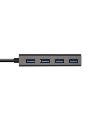 HUB USB-C 3.1 AISENS 4 PUERTOS USB-A 3.0 15CM GREY