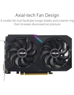 TARJETA DE VIDEO ASUS DUAL NVIDIA RTX 3050 8GB V2 OC GDRR6 PCIE 2