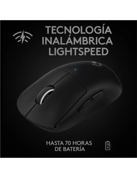 RATON LOGITECH PRO X SUPERLIGHT GAMING WIRELESS BLACK