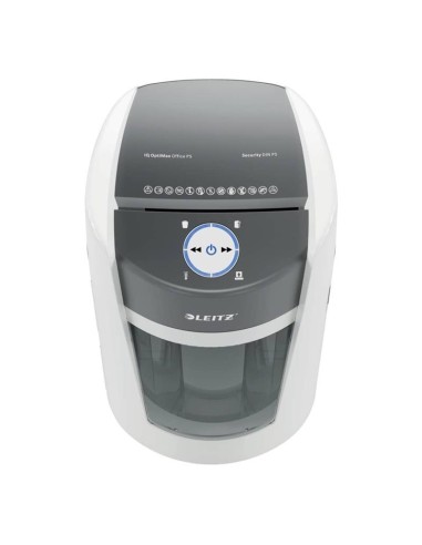 DESTRUCTORA LEITZ IQ OPTIMAX OFFICE P5 AUTOMATICA 35L WHITE