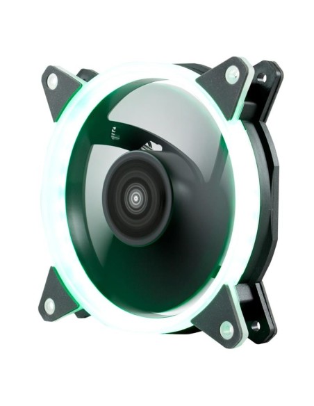 VENTILADOR 12CM UNYKACH CANDY 20 ADICIONAL CHASIS GREEN RING LED