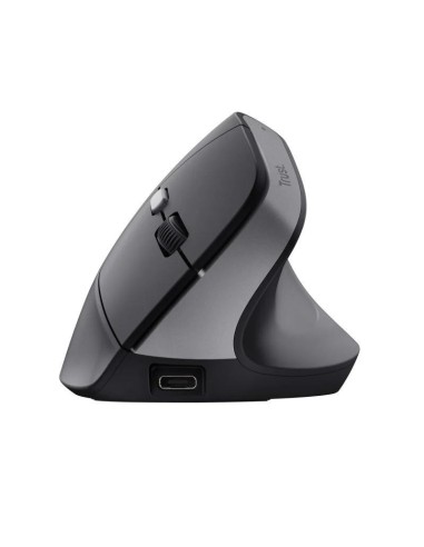 RATON TRUST BAYO II ERGONOMICO ECO 2400 DPI WIRELESS RECARGABLE BLACK
