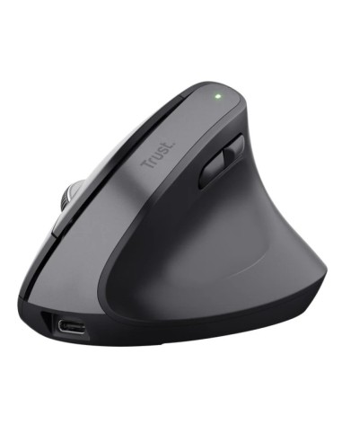RATON TRUST BAYO+ ERGONOMICO 2400 DPI WIRELESS BLACK