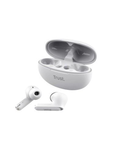 AURICULARES TRUST YAVI EARBUDS ENC BLUETOOTH WIRELESS WHITE