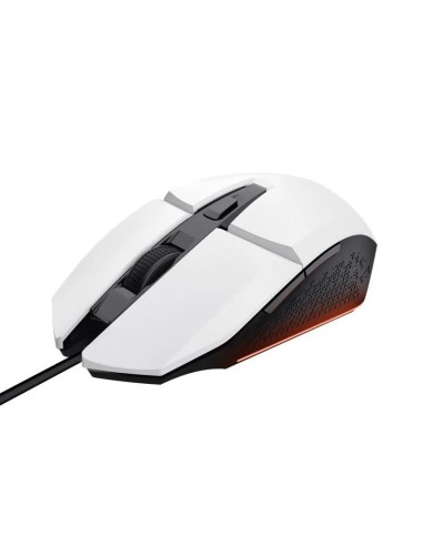 RATON TRUST GAMING GXT 109W FELOX RGB USB 6400DPI 6 BOTONES WHITE
