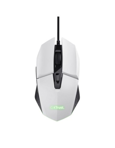 RATON TRUST GAMING GXT 109W FELOX RGB USB 6400DPI 6 BOTONES WHITE