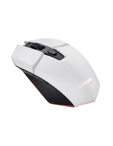 RATON TRUST GAMING GXT 110 FELOX RGB WIRELESS 4800DPI 6 BOTONES WHITE