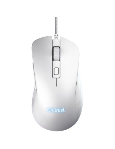 RATON TRUST GAMING GXT 924 YBAR RGB USB 25K DPI WHTE