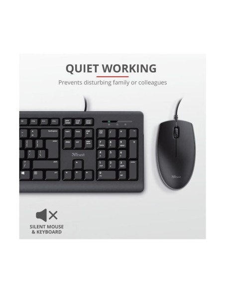 TECLADO + RATON TRUST TKM-250 USB