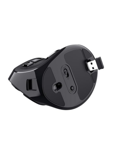 RATON TRUST VOXX ERGONOMICO WIRELESS 9 BOTONES BLACK
