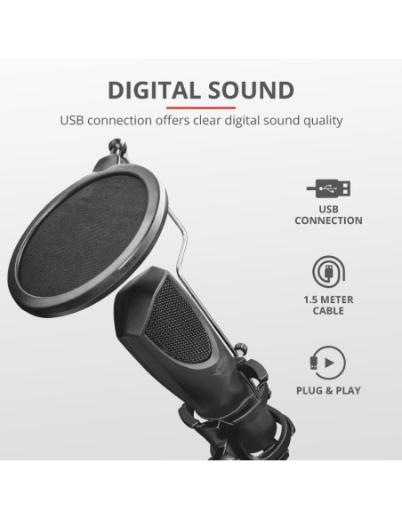 MICROFONO TRUST GXT 232 MANTIS STREAMING USB