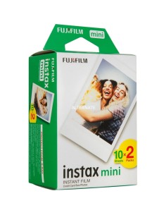 PACK FUJIFILM INSTAX MINI 2X10 PELICULAS DE FOTOS INSTANTANEAS