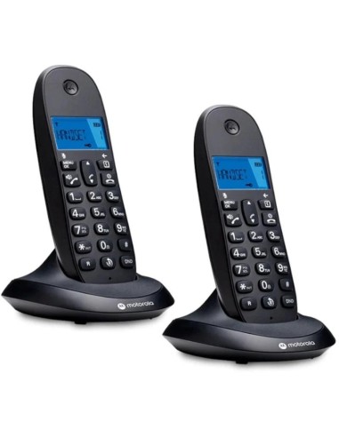 TELEFONO MOTOROLA C1002 CB+ DECT  WIRELESS BLACK ( 2UD )
