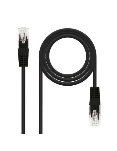 CABLE DE RED CAT.6 UTP 0.5M NANOCABLE BLACK