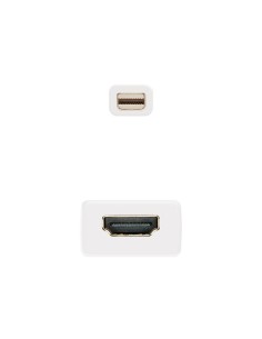 ADAPTADOR NANOCABLE MINI DP A HDMI MINI DP/M-HDMI/H WHITE 15CM 2