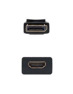 CABLE CONVERSOR NANOCABLE DISPLAYPORT A HDMI DP/M-HDMI/H 15CM 2