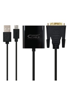 CABLE CONVERSOR DVI A M-SVGA 10CM BLACK 2
